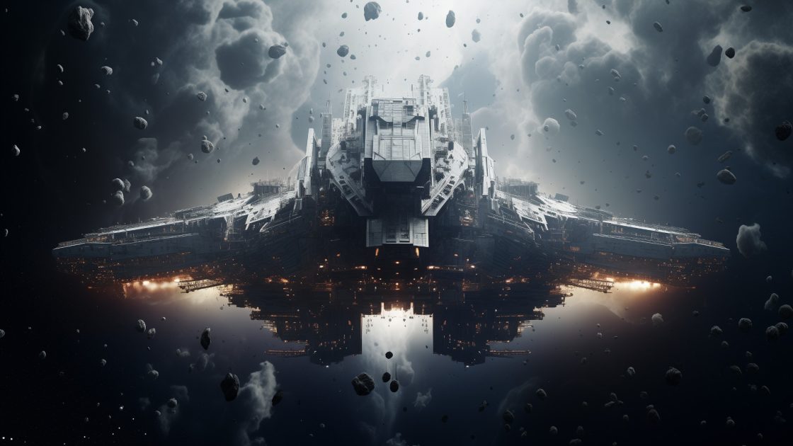 Commander Jason Hunter and Vanguard Captain Oakshotte on Proxima Four